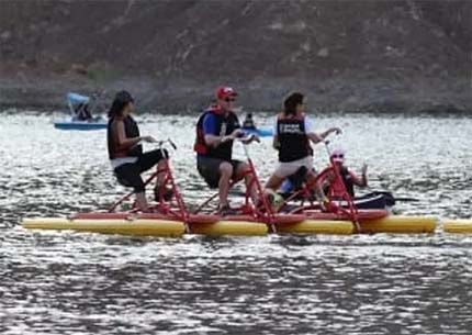 Triple Water Bikes