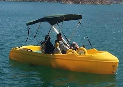 Yellow Padel Boat